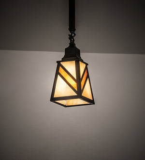 Meyda 5" Square Santa Fe Mini Pendant 230493