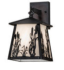 Meyda 7" Wide Reeds & Cattails Hanging Wall Sconce 230673