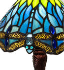 Meyda 13" High Tiffany Hanginghead Dragonfly Mini Lamp- 230981