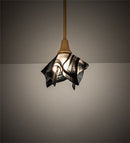 Meyda 10" Wide Handkerchief Noir Swirl Pendant 233366