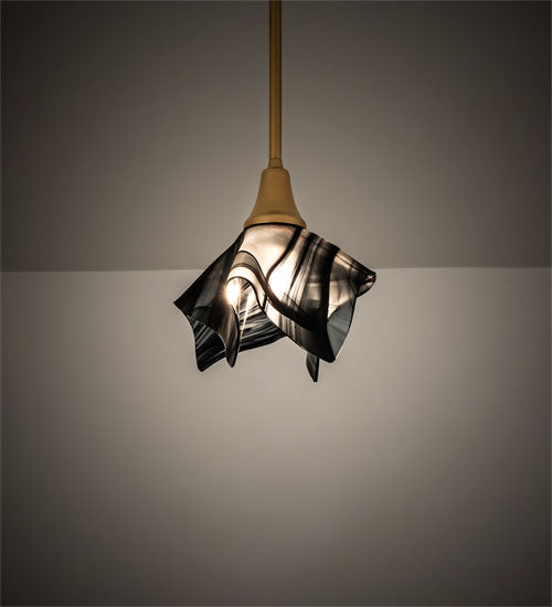 Meyda 10" Wide Handkerchief Noir Swirl Pendant 233366