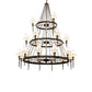 Meyda 56" Wide Amaury 21 Light Three Tier Chandelier- 233662