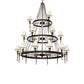 Meyda 56" Wide Amaury 21 Light Three Tier Chandelier- 233662