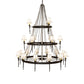 Meyda 56" Wide Amaury 21 Light Three Tier Chandelier- 233662