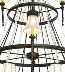 Meyda 56" Wide Amaury 21 Light Three Tier Chandelier- 233662