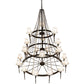 Meyda 56" Wide Amaury 21 Light Three Tier Chandelier- 233662