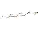 Meyda 172" Long Pronograde Jack 11 Light Corridor Flushmount 233710