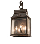 Meyda 10" Wide Bastille Lantern Wall Sconce 233843