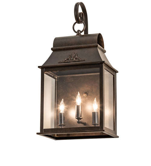 Meyda 10" Wide Bastille Lantern Wall Sconce 233843