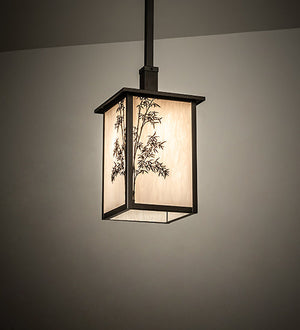 Meyda 12" Square Hyde Park Bambuseae Pendant 236275