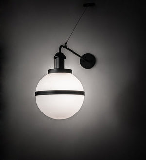 Meyda 12" Wide Bola Equator Wall Sconce 237248