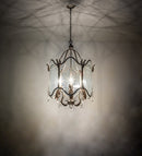 Meyda 27" Wide Lourdes 6 Light Pendant 238251