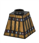 Meyda 5" Square Prairie Corn Shade '23850