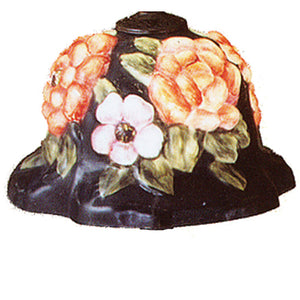 Meyda 10" Wide Puffy Bonnet Floral Shade 23875