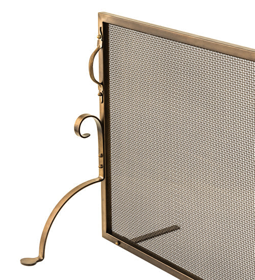 Meyda 84" Wide X 29" High Prime Fireplace Screen 238867