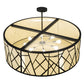 Meyda 48" Wide Cilindro Rich Pendant 238911