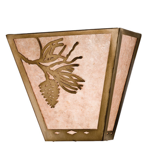 Meyda 13"W Balsam Pine Wall Sconce 23905