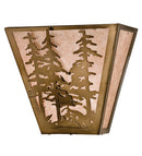Meyda 13"W Tall Pines Wall Sconce 23937