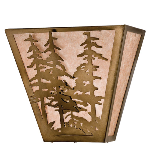 Meyda 13"W Tall Pines Wall Sconce 23937