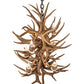 Meyda 20" Wide Antlers 6 Light Two Tier Chandelier- 240289