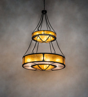 Meyda 46" Wide Kleba Two Tier Pendant 240509