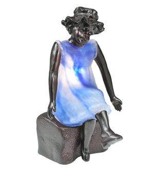 Meyda 9.5"H Silhouette Passing Time Accent Lamp '24074