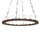 Meyda 60" Wide Loxley Angler 20 Light Chandelier 240760