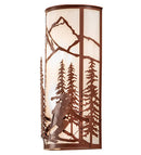 Meyda 8" Wide Alpine Wall Sconce 240975