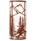 Meyda 8" Wide Alpine Wall Sconce 240975