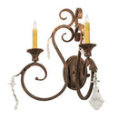 Meyda 19" Wide Josephine 2 Light Wall Sconce- 242115