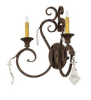Meyda 19" Wide Josephine 2 Light Wall Sconce- 242115