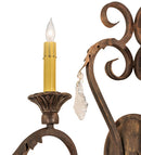 Meyda 19" Wide Josephine 2 Light Wall Sconce- 242115