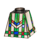 Meyda 5" Square Prairie Wheat Shade '24266