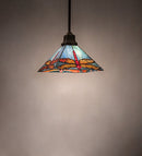 Meyda 5"W Mission Mahogany Bronze 1 LT Wall Sconce Hardware 24274