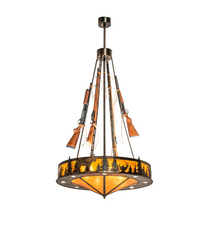 Meyda 48" Wide Roosevelt Inverted Pendant 243367