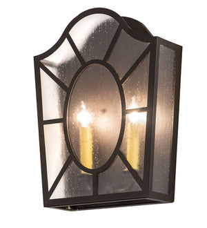 Meyda 12" Wide Austin 2 Light Wall Sconce 243685
