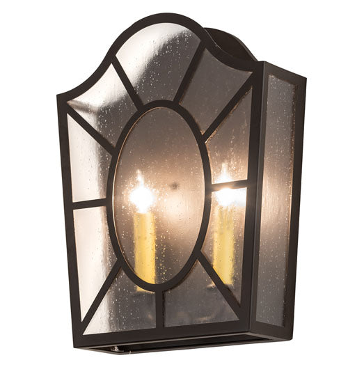 Meyda 12" Wide Austin 2 Light Wall Sconce 243685