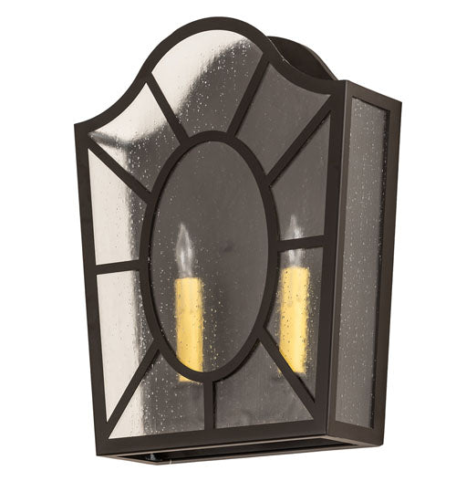 Meyda 12" Wide Austin 2 Light Wall Sconce 243685