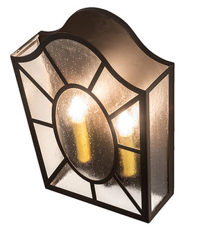 Meyda 12" Wide Austin 2 Light Wall Sconce 243685