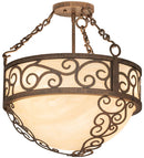 Meyda 16" Wide Lilliana Inverted Pendant 243696