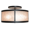 Meyda 22" Wide Smythe Craftsman Semi-Flushmoun 243837