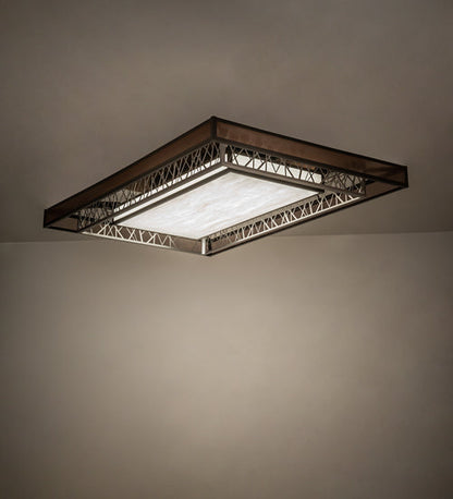 Meyda 72" Long Quadrato Rich Umador Semi-Flushmount- 244290