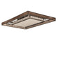 Meyda 72" Long Quadrato Rich Umador Semi-Flushmount- 244290