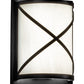 Meyda 6" Wide Whitewing Wall Sconce- 244395