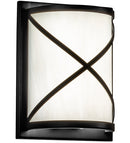 Meyda 6" Wide Whitewing Wall Sconce 244395