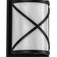 Meyda 6" Wide Whitewing Wall Sconce- 244395