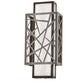 Meyda 8" Wide Quadrato Rich Umador Wall Sconce- 244697