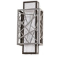 Meyda 8" Wide Quadrato Rich Umador Wall Sconce- 244697
