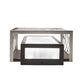 Meyda 8" Wide Quadrato Rich Umador Wall Sconce- 244697