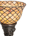Meyda 15" High Tiffany Fishscale Mini Lamp- 244877